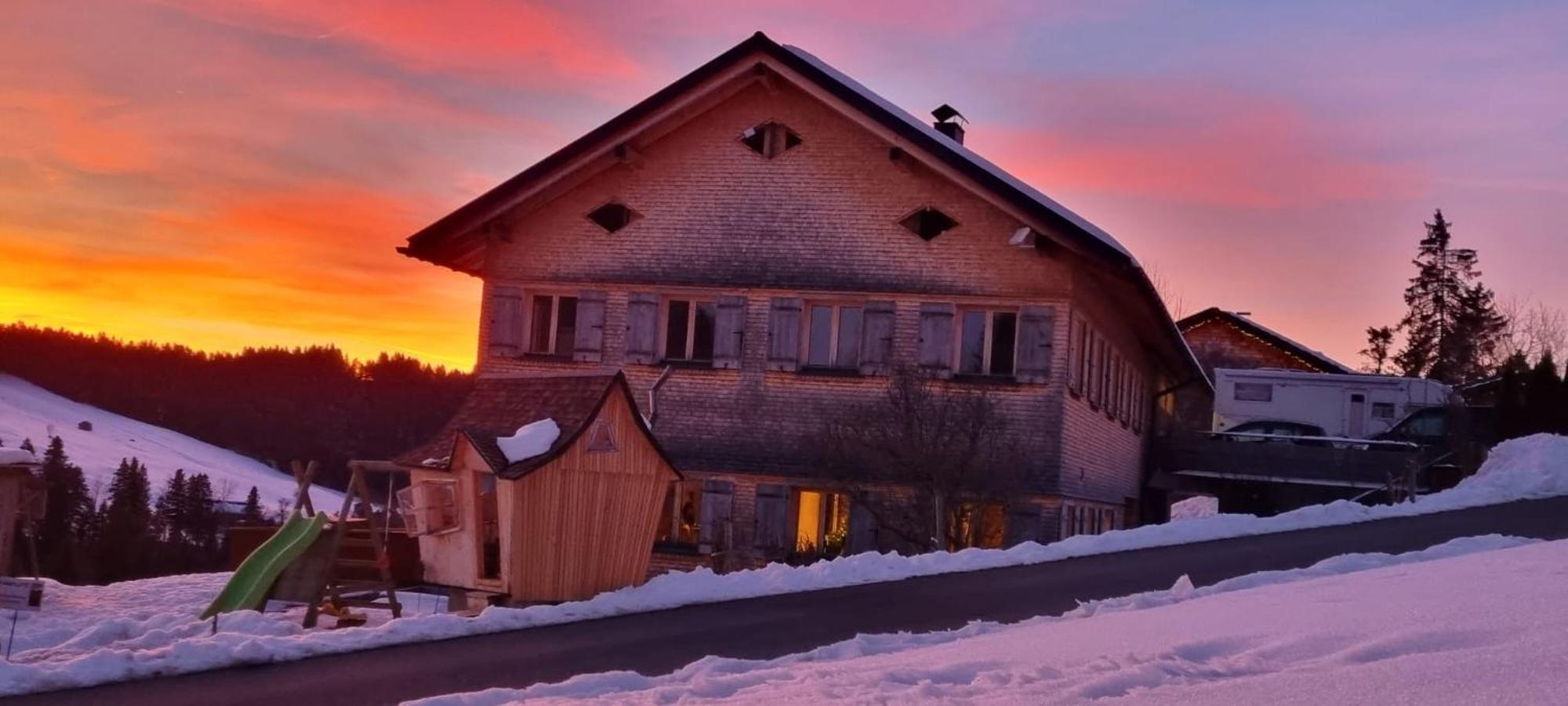 Ferienwohnung Schoenenbuehl Hittisau Dış mekan fotoğraf