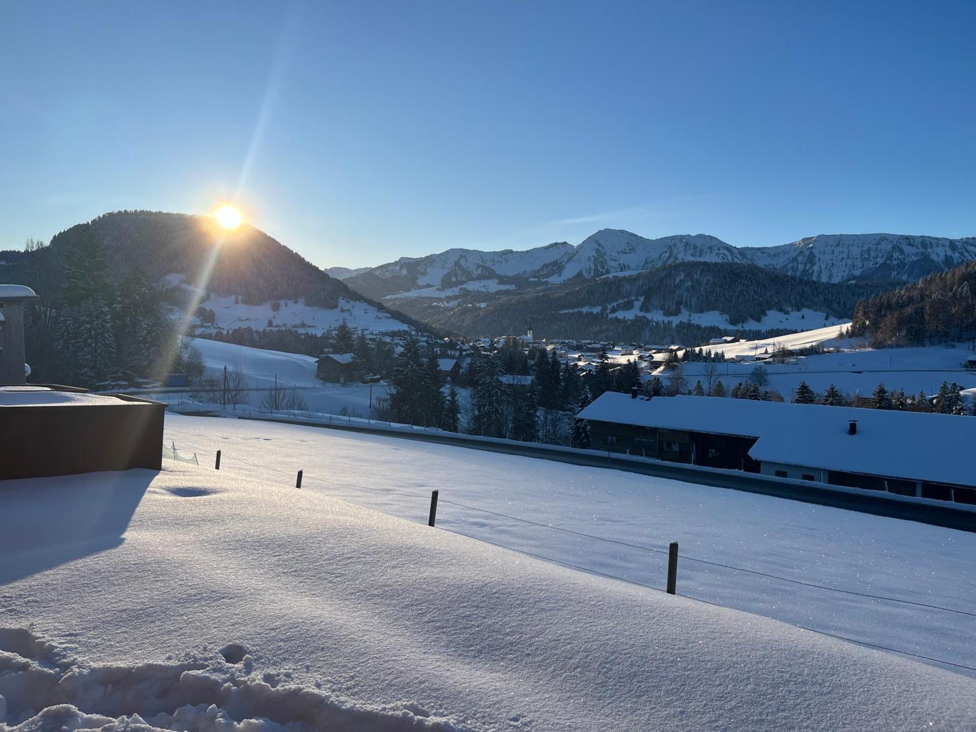 Ferienwohnung Schoenenbuehl Hittisau Dış mekan fotoğraf